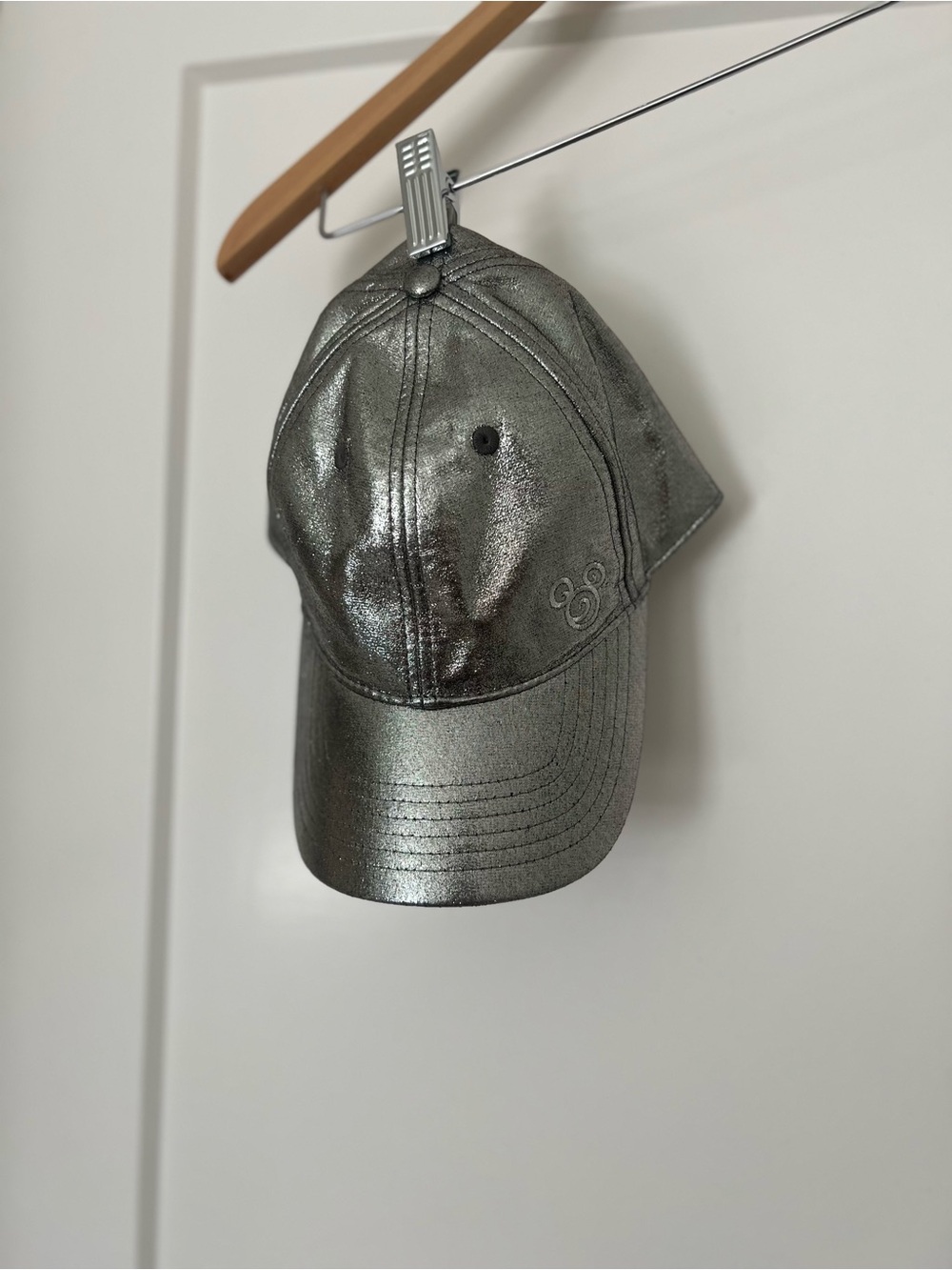 Metallic Silver DISNEY Baseball Cap